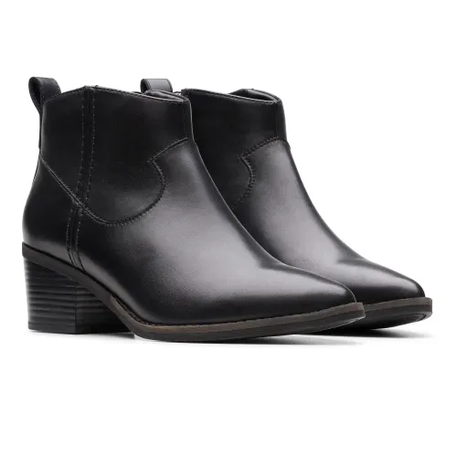 Clarks - Morzine Sky Black Leather