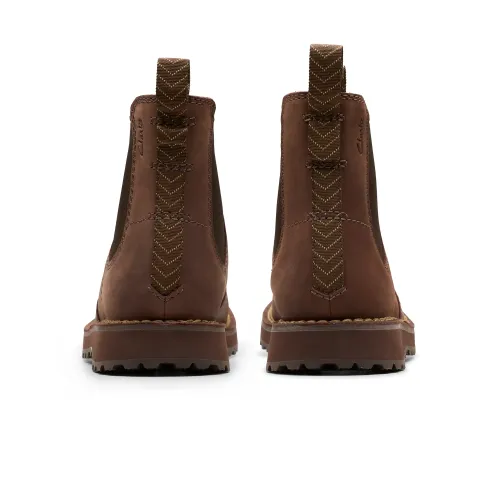 Clarks - Solsbury Easy Dark Brown Lea