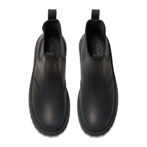 Clarks - Solsbury Easy Black Leather