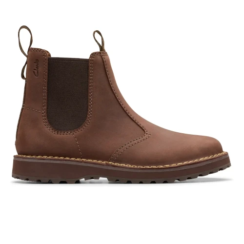 Clarks - Solsbury Easy Dark Brown Lea