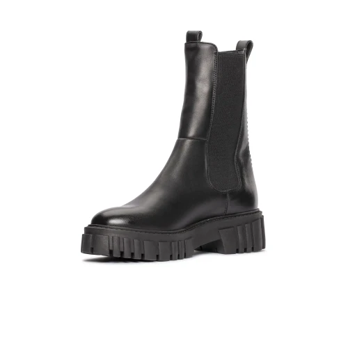 Clarks - Page Top Black Leather