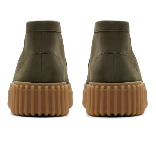 Clarks - Torhill Moss Dark Green Nub
