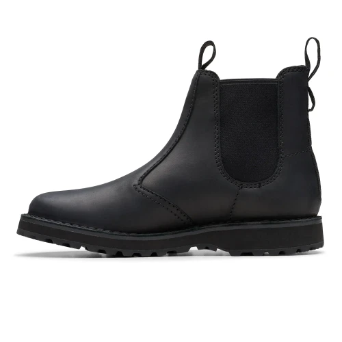 Clarks - Solsbury Easy Black Leather