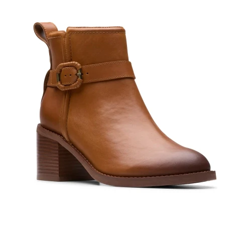 Clarks - Chamberly Trim Mid Tan Lea