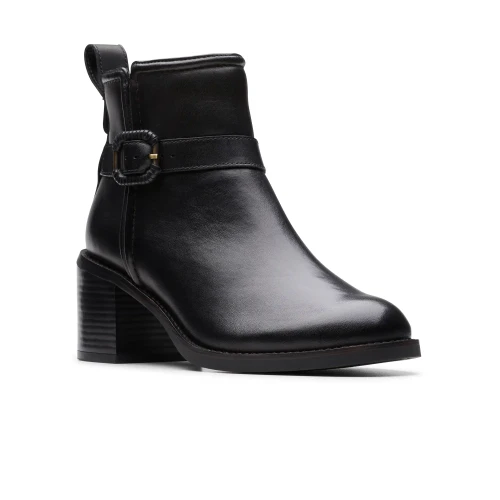 Clarks - Chamberly Trim Black Leather