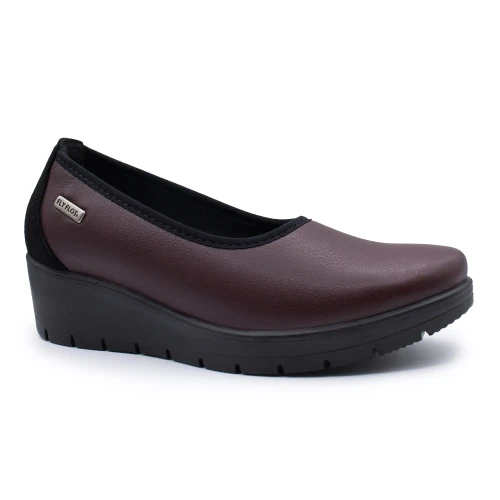 Fly Flot - Synthetic Woman Shoe Plum
