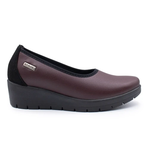 Fly Flot - Synthetic Woman Shoe Plum