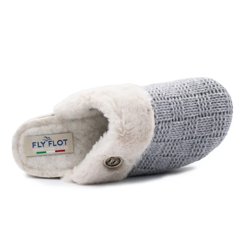 Fly Flot - Cloth Woman Slipper Grey