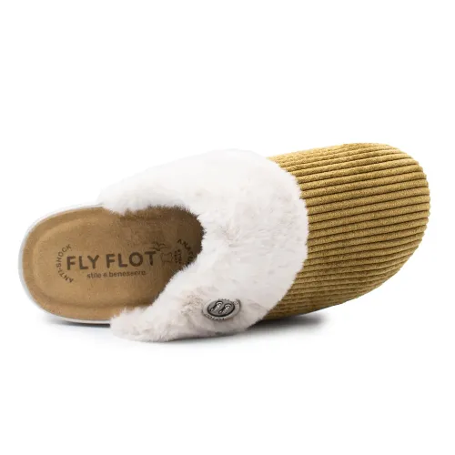 Fly Flot - Cloth Woman Slipper Beige