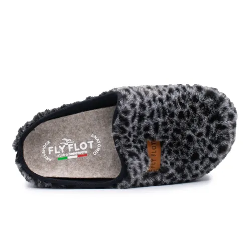 Fly Flot - Cloth Woman Slipper Black