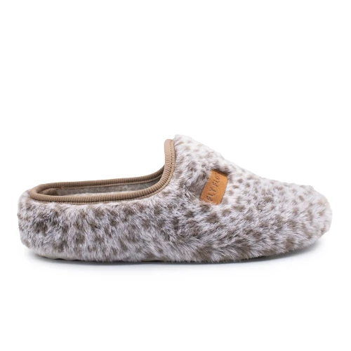Fly Flot - Cloth Woman Slipper Brown