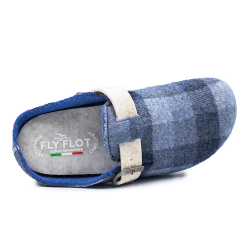 Fly Flot - Cloth Woman Slipper Blue
