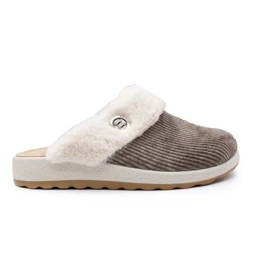 Fly Flot - Cloth Woman Slipper Taupe