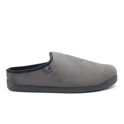 Fly Flot - Cloth Man Slipper Anthracite