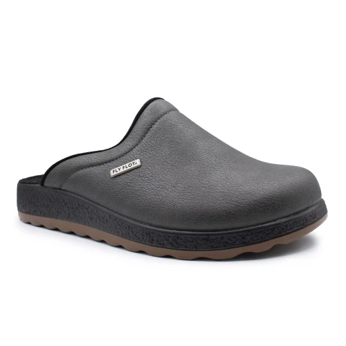 Fly Flot - Synthetic Man Slipper Anthracite