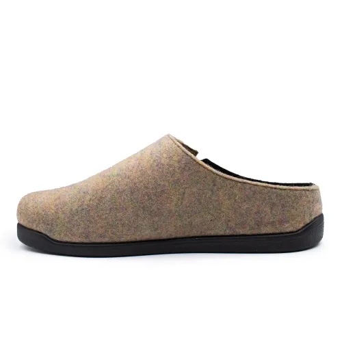 Fly Flot - Cloth Man Slipper Light Brown