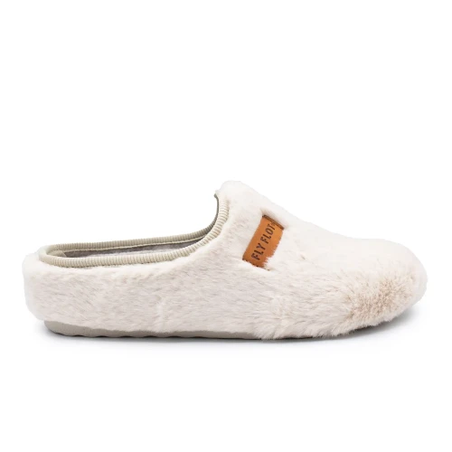Fly Flot - Cloth Woman Slipper Beige