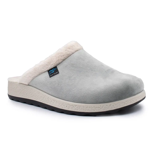 Fly Flot - Cloth Woman Slipper Light Grey