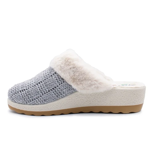 Fly Flot - Cloth Woman Slipper Grey