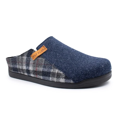 Fly Flot - Cloth Man Slipper Blue