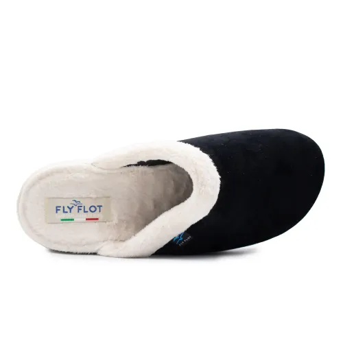 Fly Flot - Cloth Woman Slipper Black