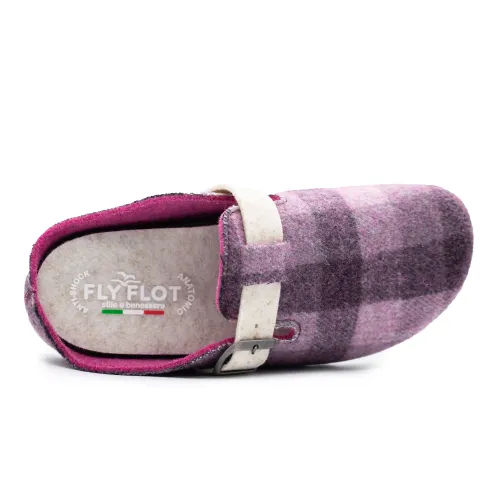 Fly Flot - Cloth Woman Slipper Fuchsia