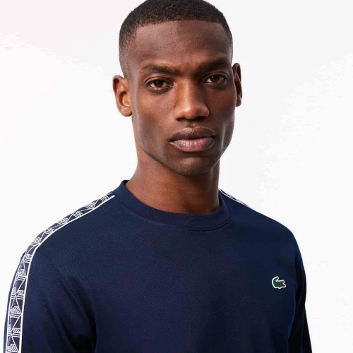 Lacoste Sweatshirt Tennis interlock jacquard