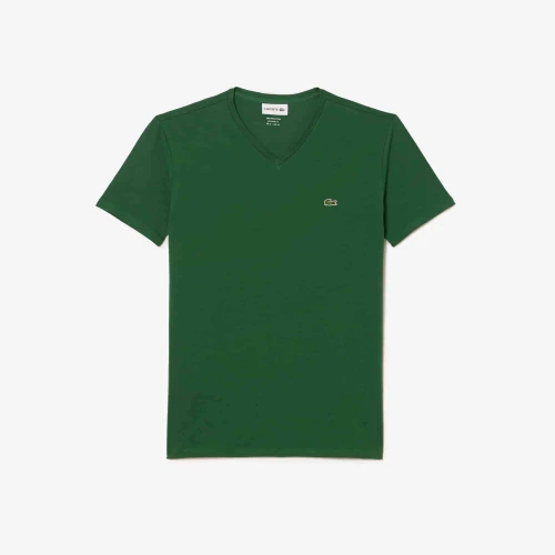 Lacoste T-shirt coton Pima léger col V