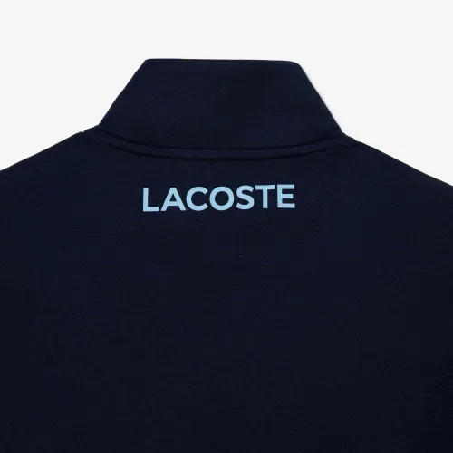 Lacoste Sweatshirt Tennis zippé en tissu indémaillable