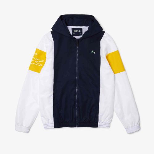 Veste zippée Lacoste SPORT color-block à capuche