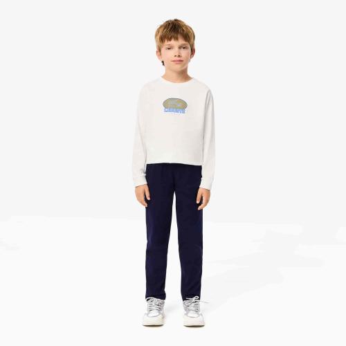 Lacoste Pantalon chino gabardine de coton stretch