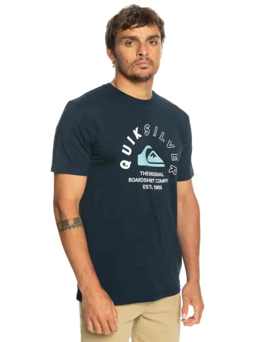 QUIKSILVER | T-Shirt Homme Bleu Nuit MIXED SIGNALS
