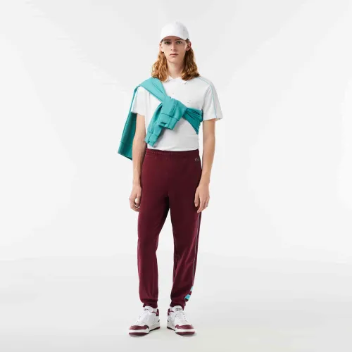 Lacoste Sneakers Lineshot homme en cuir avec col en mesh