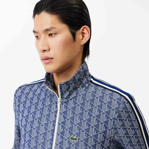 Lacoste Veste de survêtement zippée Paris jacquard
