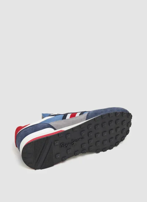 PEPE JEANS | Basket Au Détails Suède Homme