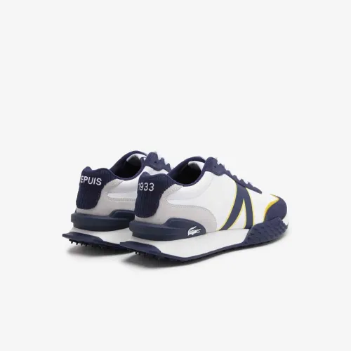 Lacoste Sneakers L-Spin Deluxe homme en cuir et velours