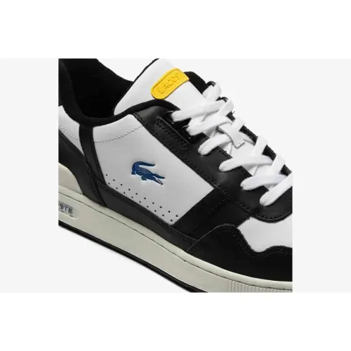 Sneakers T-Clip homme Lacoste en cuir tons contrastés