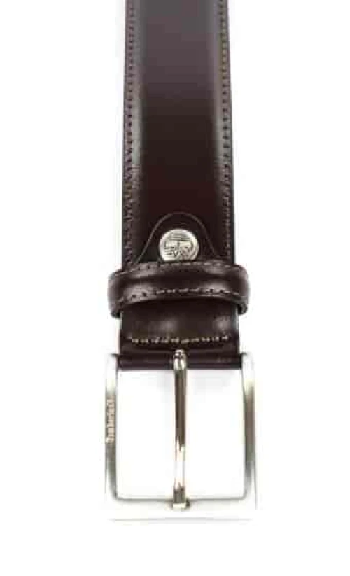 Timberland Ceinture classique réglable de 35 mm pour homme en marron
