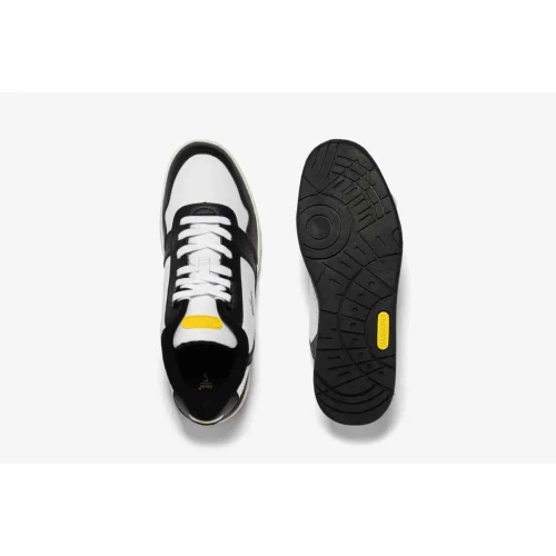 Sneakers T-Clip homme Lacoste en cuir tons contrastés