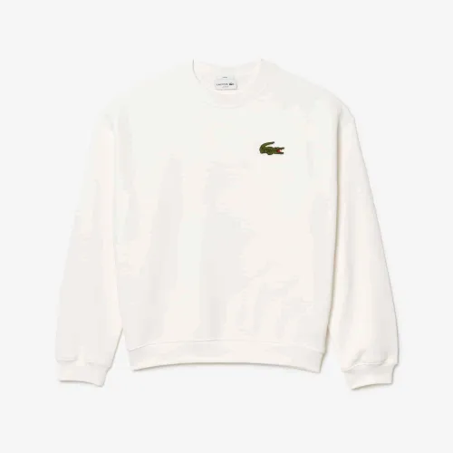 Lacoste Sweatshirt loose fit molleton avec badge