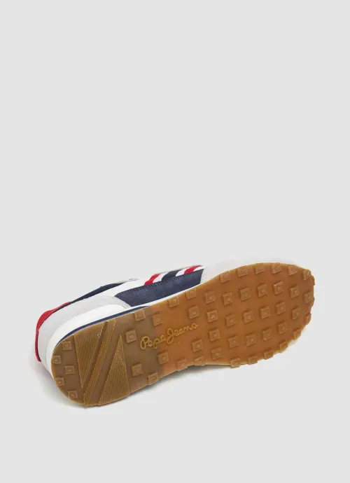 PEPE JEANS | Basket Au Détails Suède Homme