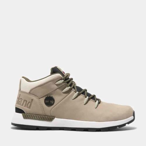 Timberland Basket mi-haute à lacets Sprint Trekker pour homme en beige