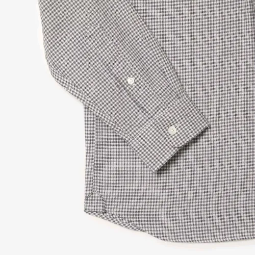 Lacoste Chemise regular fit en flanelle coton