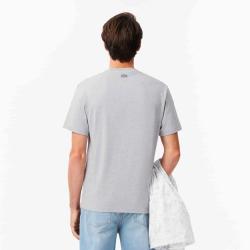 Lacoste T-shirt coton épais crocodile graphique