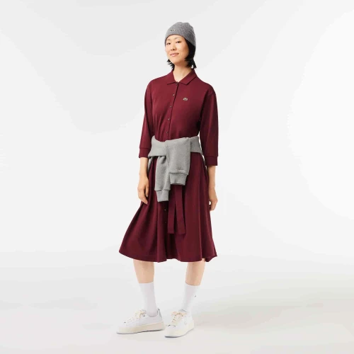 Lacoste Sneakers Carnaby Platform femme en cuir monogrammé