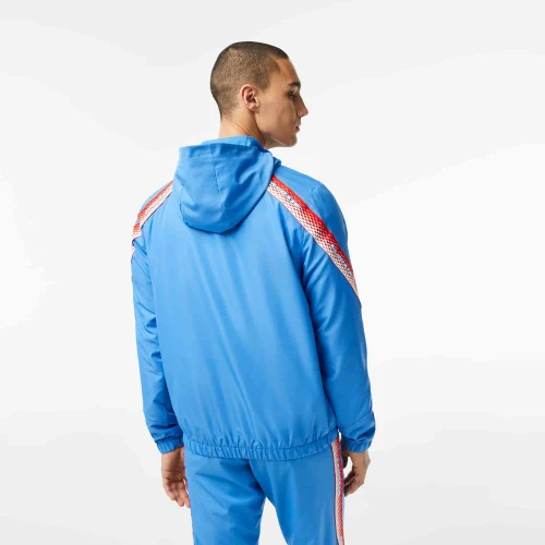 Veste à capuche homme Lacoste Tennis en polyester recyclé