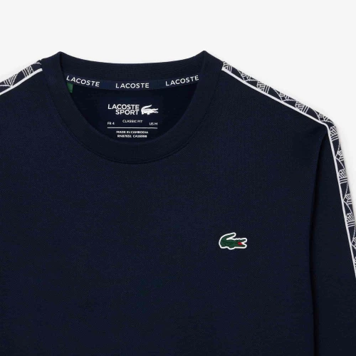 Lacoste Sweatshirt Tennis interlock jacquard