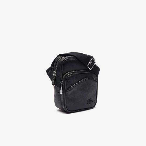 Lacoste Petite sacoche Angy en cuir grainé