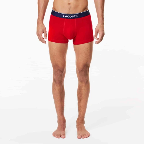 Lacoste Lot de 3 boxers courts signature
