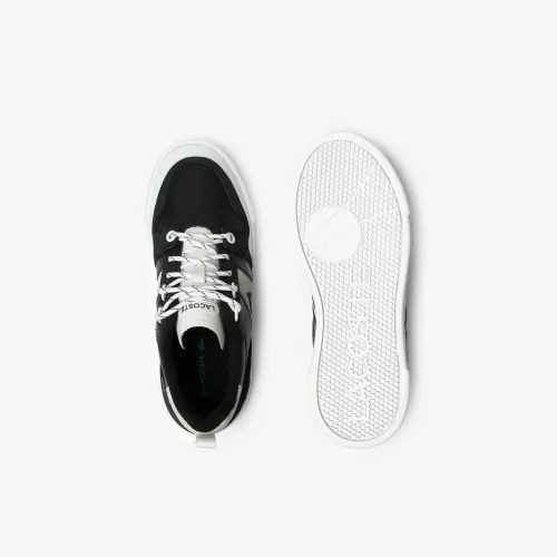 Sneakers L002 femme Lacoste en cuir avec détail coloré